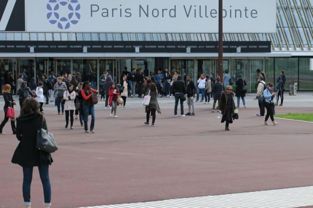 Studio 2 Pers Paris/Bourget/Cdg/Parc D'Exposition 欧奈索斯博伊斯 外观 照片